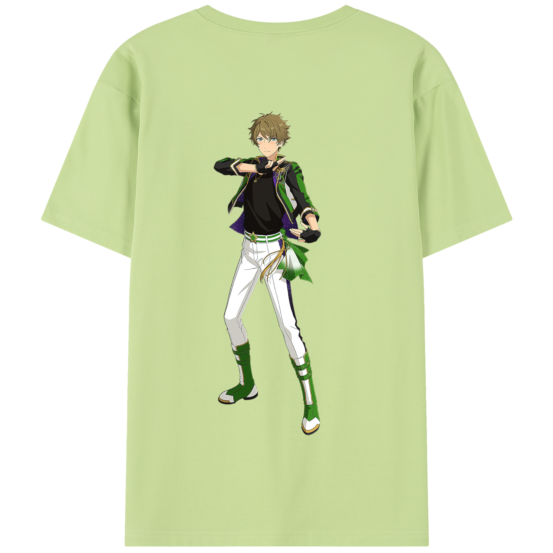 （画像用） あんさんぶるスターズ! Ensemble Stars 綿100％半袖Tシャツ（背面プリント）
